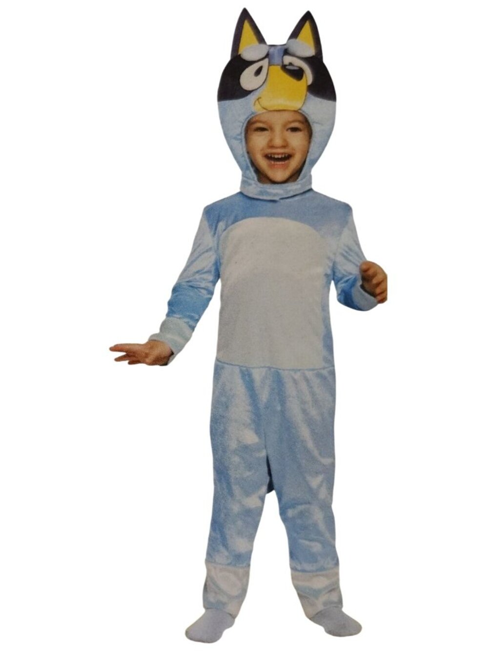 Disguise Bluey Girls S (6/6X) Includes Jumpsuit, Headpiece and Tail Halloween Co